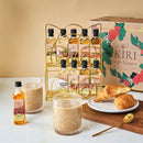 Gourmet Coffee Syrup Rack Gift Set Includes Display Rack Flavored Coffees Sweetener 10 50ML Coffee S by The Wine Savant