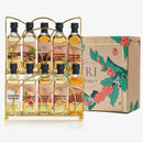 Gourmet Coffee Syrup Rack Gift Set Includes Display Rack Flavored Coffees Sweetener 10 50ML Coffee S by The Wine Savant
