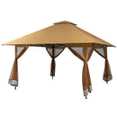 13 x 13 Feet Pop-up Instant Canopy Tent with Mesh Sidewall by LJGDeals