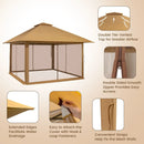 13 x 13 Feet Pop-up Instant Canopy Tent with Mesh Sidewall by LJGDeals