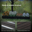 Large Outdoor Metal Planter Box for Vegetable Fruit Herb Flower-Coffee by LJGDeals