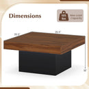 Coffee Table Accent Table with LED Lights and Dynamic Modes by LJGDeals