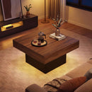 Coffee Table Accent Table with LED Lights and Dynamic Modes by LJGDeals