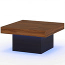 Coffee Table Accent Table with LED Lights and Dynamic Modes by LJGDeals