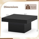 Coffee Table Accent Table with LED Lights and Dynamic Modes by LJGDeals