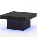 Coffee Table Accent Table with LED Lights and Dynamic Modes by LJGDeals