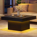 Coffee Table Accent Table with LED Lights and Dynamic Modes by LJGDeals