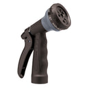 25' Gray Coil Hose w/8-Pattern Plastic Nozzle 26382