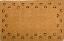 Sprinkled Hearts Brown Handwoven Coco Doormat