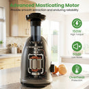 Cold Press Juicer Machine with 95% Juice Yield - Silver by LJGDeals