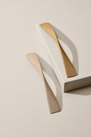 Lacquered Oak Wood "Twist" Drawer Pulls