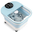 Collapsible Foot Spa Massager Foot Bath Tub with Heat Shower and Timer-Blue by LJGDeals