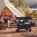 Collapsible Wagon with Removable Canopy and Detachable Storage Bag by LJGDeals