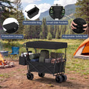 Collapsible Wagon with Removable Canopy and Detachable Storage Bag by LJGDeals