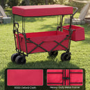 Collapsible Wagon with Removable Canopy and Detachable Storage Bag by LJGDeals