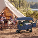 Collapsible Wagon with Removable Canopy and Detachable Storage Bag by LJGDeals