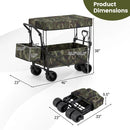 Collapsible Wagon with Removable Canopy and Detachable Storage Bag by LJGDeals
