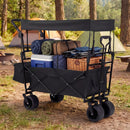 Collapsible Wagon with Removable Canopy and Adjustable Handles by DirectDeals