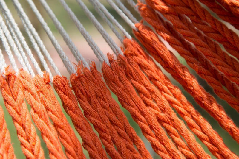 Colombian Double Hammock with Bamboo Stand