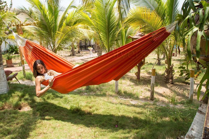 Colombian Double Hammock with Universal Hammock Stand