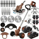 Cordless Electric Lawn Mower 2500W with 2 Batteries & 3 Blades by 2Dropme