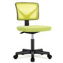 Ergonomic Armless Office Desk Chair Mesh Swivel Rolling Chair with Wheels by 2Dropme