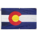 Colorado Flag with Grommets Along the Edges for Wall Hanging by Flagman of America