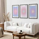 Positive Affirmation Aura Set Of 3 Prints by Wall Art Set