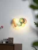 Colorful Murano Disc Wall Lamp