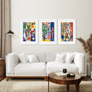 Modern Colorful Floral Matisse Wall Art Set by Wall Art Set
