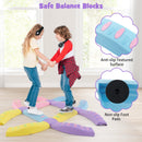Colorful Kids Wavy Balance Beam with Textured Surface and Non-slip Foot Pads