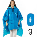 Wearable Poncho Blanket | Hooded Windproof Stadium Blanket | Camping & Outdoor for Men & Women by Hazli Collection