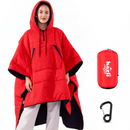 Wearable Poncho Blanket | Hooded Windproof Stadium Blanket | Camping & Outdoor for Men & Women by Hazli Collection