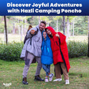 Wearable Poncho Blanket | Hooded Windproof Stadium Blanket | Camping & Outdoor for Men & Women by Hazli Collection