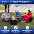 Wearable Poncho Blanket | Hooded Windproof Stadium Blanket | Camping & Outdoor for Men & Women by Hazli Collection