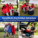 Wearable Poncho Blanket | Hooded Windproof Stadium Blanket | Camping & Outdoor for Men & Women by Hazli Collection