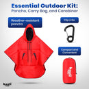 Wearable Poncho Blanket | Hooded Windproof Stadium Blanket | Camping & Outdoor for Men & Women by Hazli Collection