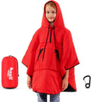 Wearable Poncho Blanket | Hooded Windproof Stadium Blanket | Camping & Outdoor for Men & Women by Hazli Collection