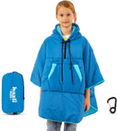 Wearable Poncho Blanket | Hooded Windproof Stadium Blanket | Camping & Outdoor for Men & Women by Hazli Collection