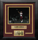 Jayden Daniels Blackout Action Washington Commanders 8" x 10" Framed Photo with Engraved Autograph by Dynasty Sports & Framing