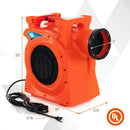 1500W 2 HP Commercial Air Blower for Giant Outdoor Inflatable Bounce House by DirectDeals