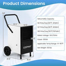Commercial Dehumidifier and Heavy‑Duty Metal Floor Fan Combo by LJGDeals