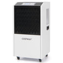 250 Pints Commercial Dehumidifier with Drain Hose Large Spaces up to 8500 Sq.Ft-White by DirectDeals