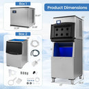 Freestanding Commercial Ice Maker 450 lbs/24H by LJGDeals