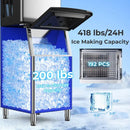 418 LBS Ice Maker with 200 LBS Bin by LJGDeals