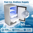 Commercial Under Counter Ice Maker 90 lbs/Day by LJGDeals