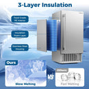 Commercial Under Counter Ice Maker 90 lbs/Day by DirectDeals