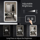 Compact Edge Glow LED Bathroom Mirror