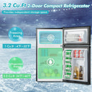 3.2 Cu. Ft Compact Mini Fridge with 5 Temperature Settings by LJGDeals