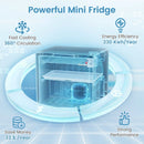 Compact Mini Fridge with 7-Level Thermostat - 1.7 Cu Ft by DirectDeals